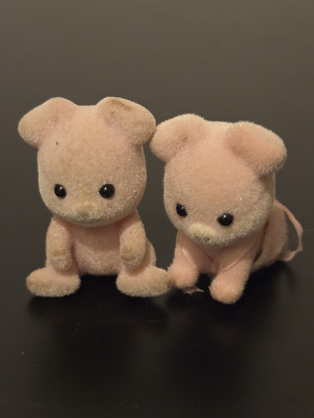 HTF Vintage Sylvanian Families Pigglywink Baby Pig Twins Calico Critters